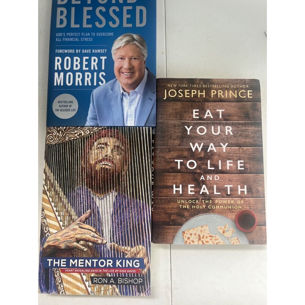 Faith filled Books Beyond Blessed The‎ Mentor King Eat Your Way to Life Health